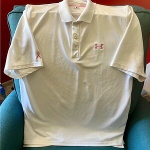 Women’s UNDERARMOUR button down polo, short sleeves